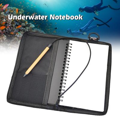 Wasserdichter Notizblock, Tauchpapier, Notizblock, Unterwasser-Notizbuch zum Tauchen, Schnorcheln