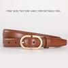 Women's Fashion Alloy Buckle Thin Waistband - High-End Feel Decorative Belt
