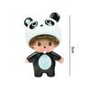 Hello Kitty Monchhichi Vinyl Figure Keychain Cute Anime Keyring Car Bag Pendant Desktop Ornament Wedding Gift for Fans Kids