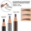 Eyebrow Pencil Longlasting Waterproof Durable Automaric Liner Eyebrow 3 Colors to Choose (gray)