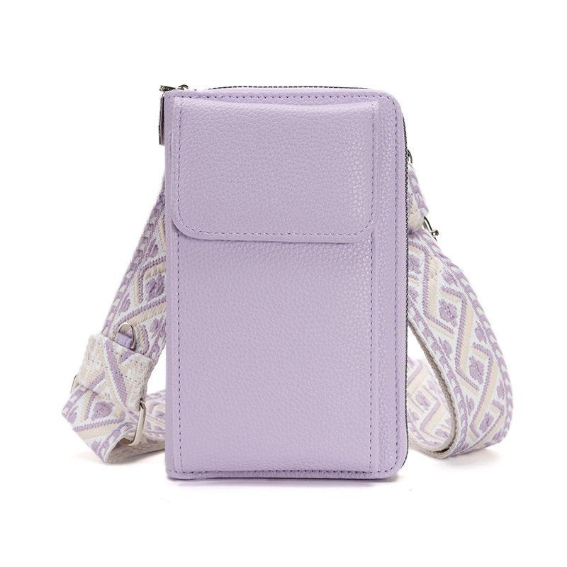 Women Fashion Shoulder Bags and Mini Purse Casual Phone Bag Zipper Wallets for Ladies Card Holder