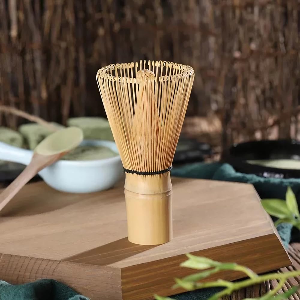 Ichiyo Ichie Chasen (100-Stem) Bamboo Tea Whisk for Matcha Powder, Tea Ceremony Utensils, Handmade, Traditional Tea Utensil for Beginners