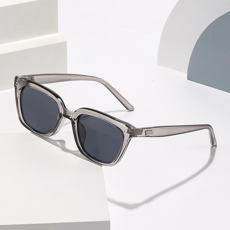 Trendy Square Frame Sunglasses for Men Women UV Protection Fashion Street Photography Sun Glasses