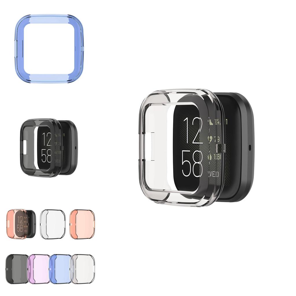 Fitbit Versa2 Transparent Tpu Protective Case Shockproof Scratch-resistant Soft Shell