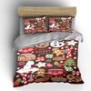 Gingerbread Cookies, Candy Canes. Bedding Sets Duvet Cover Sets Duvet Covers Pillowcases(1 * Duvet Cover 2 * Pillowcases Without Duvet Insert)