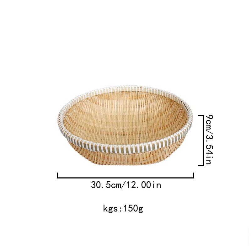 

Handwoven Bamboo Serving Tray & Basket