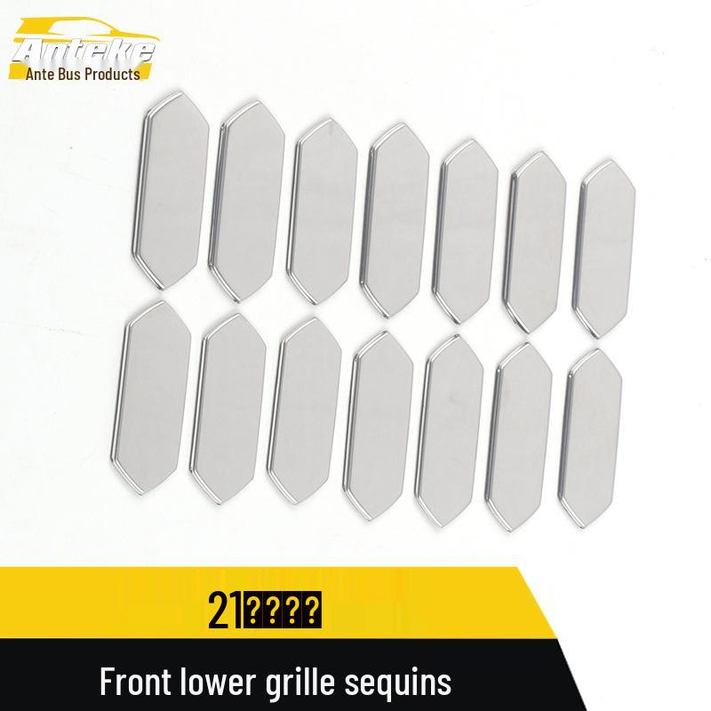 Compatible Grille Trim for 21 Coleway Models Front Lip Anti-Scratch Modification Accessories