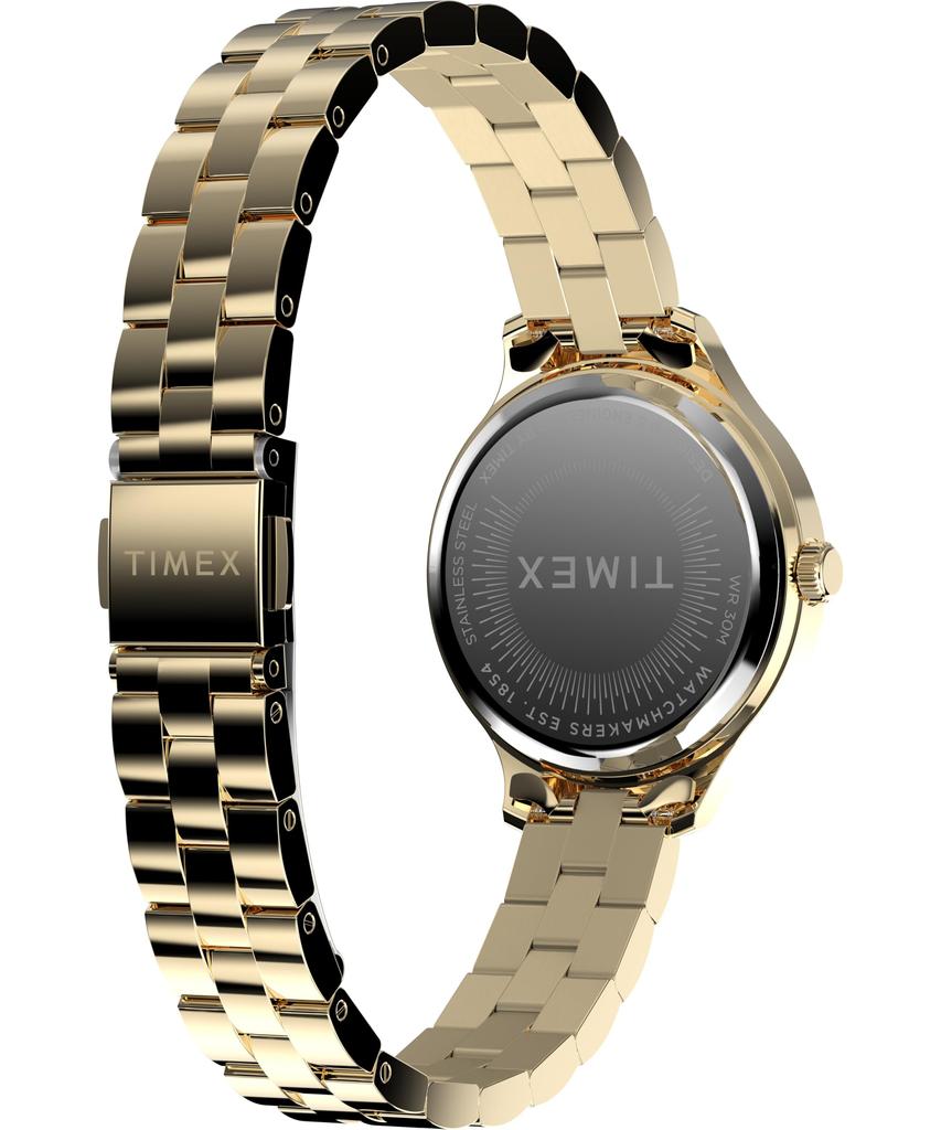 Trend Watch Water Resistant for Daily Mineral Yellow Gold Unisex [TIMEX] Quartz, Use, Glass, Dial, TW2W98200, [Authentic]