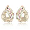 Elegant Water Drop Earrings With Cubic Zirconia For Womens Fashion Accessory
