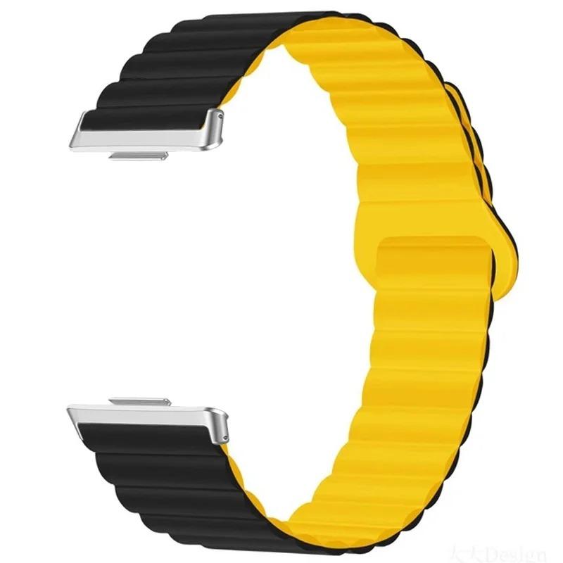 Silicone Sport Watchband For Huawei Watch Fit 4 Fit 4Pro Fit 3 Magnetic Loop Bracelet For Huawei Watch Fit3 Smartwatch Wristband