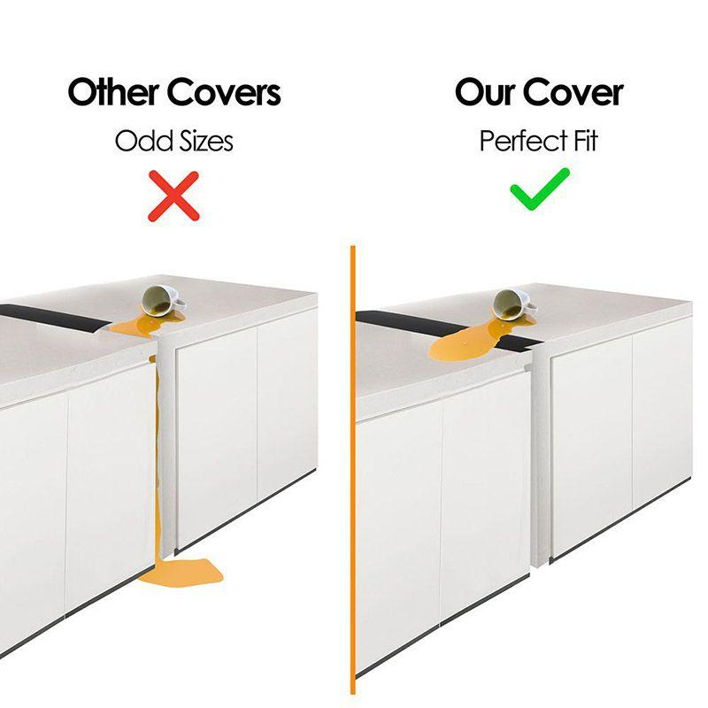 Premium Silicone Kitchen Stove Counter Gap Cover With Timeless Design And Versatile Fit