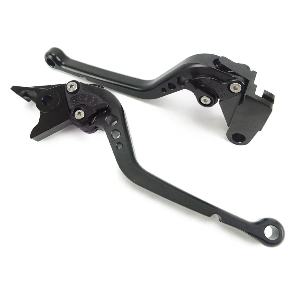 K52 Black Kawasaki 6 Adjustable Long Brake Clutch Levers for ZX-25R Z650 Z900 Vulcan S Versis 650 Ninja 650