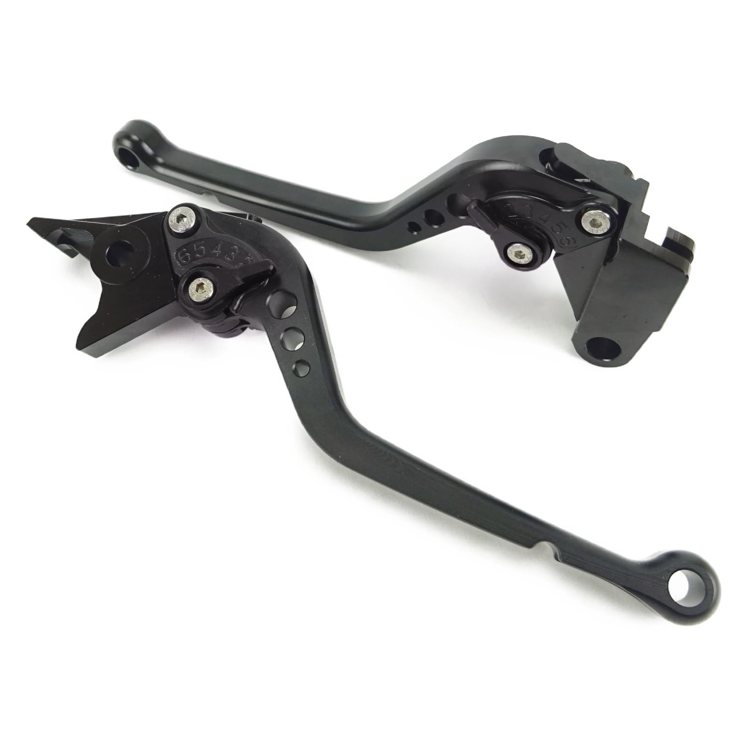 

K52 Black Kawasaki 6 Adjustable Long Brake Clutch Levers for ZX-25R Z650 Z900 Vulcan S Versis 650 Ninja 650 чёрный