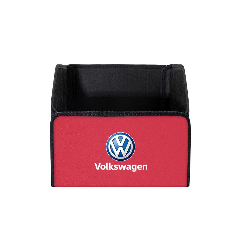 Car Leather Storage Box Auto Trunk Organizer Bag Accessories For VW Golf Polo Tiguan Touran Jetta Passat aw2 CC T5 GTI Magotan Caddy