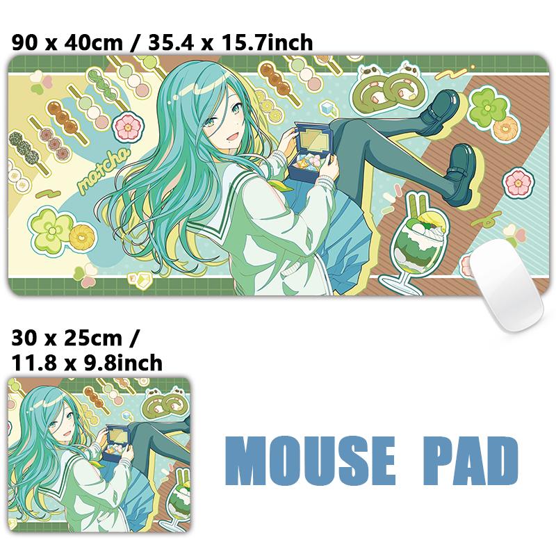 Project Sekai Geburtstag Voller Charakter 25-ji Nightcord de PJSK Mauspads Tischmatten Gaming XXL Anime Mauspads Tastatur Desktop Matten