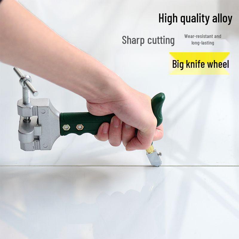 Handheld Tile & Glass Cutter with Diamond Scoring