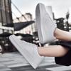 Lightweight Breathable Men's and Women's Casual Shoes Fashionable Flat Sneakers with Non-slip Soles for Outdoor Activities and Tennis White Shoes