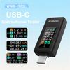 KWS-1902L Multifunktionaler USB-C Typ-C Spannungs-Leistungsstrom-Tester 4-30V Voltmeter und Leistungsmesser mit Ausschalt-Speicher