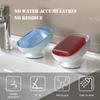 Super Suction Cup Soap Dish Self Draining Soap Box Kithcen Sponge Holder Soap Container Bathroom Soap Holder Soap Box Drain