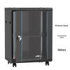 15U Low-Voltage Network Cabinet with Tempered Glass
