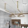 Wall-mounted & Side-mounted Drying Rod for Bedroom Wardrobe and Balcony - Fixed Top-Mounted Clothes Rack, Free Shipping