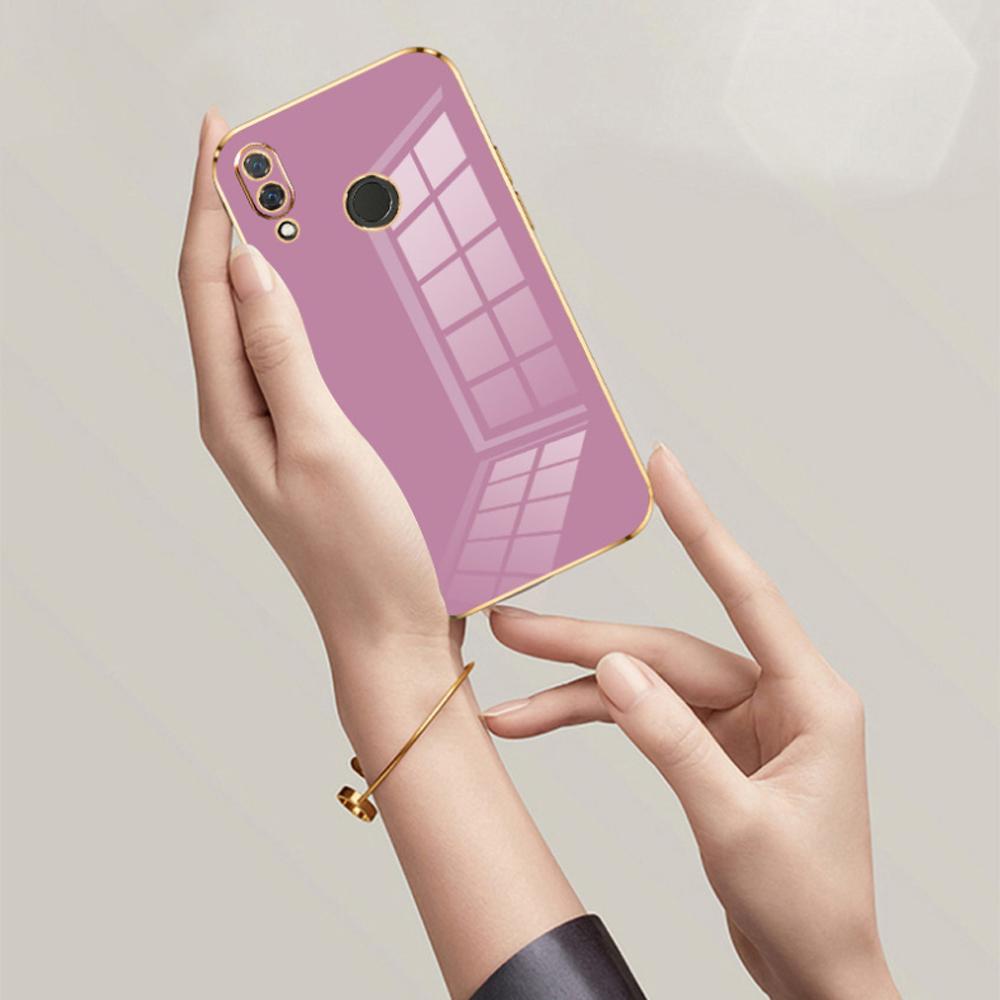 For Huawei Nova 3i Case Huawei Nova 3 Phone Case INE-LX1 PAR-LX1 Case Nova3 Nova 3i Luxury Square Plating Shockproof Back Cover
