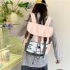 Schoolbag Japanese Versatile Backpack Female Contrasting Color Lightweight Personalized Backpack Trendy Leisure Commuting Cute Ins College Bag