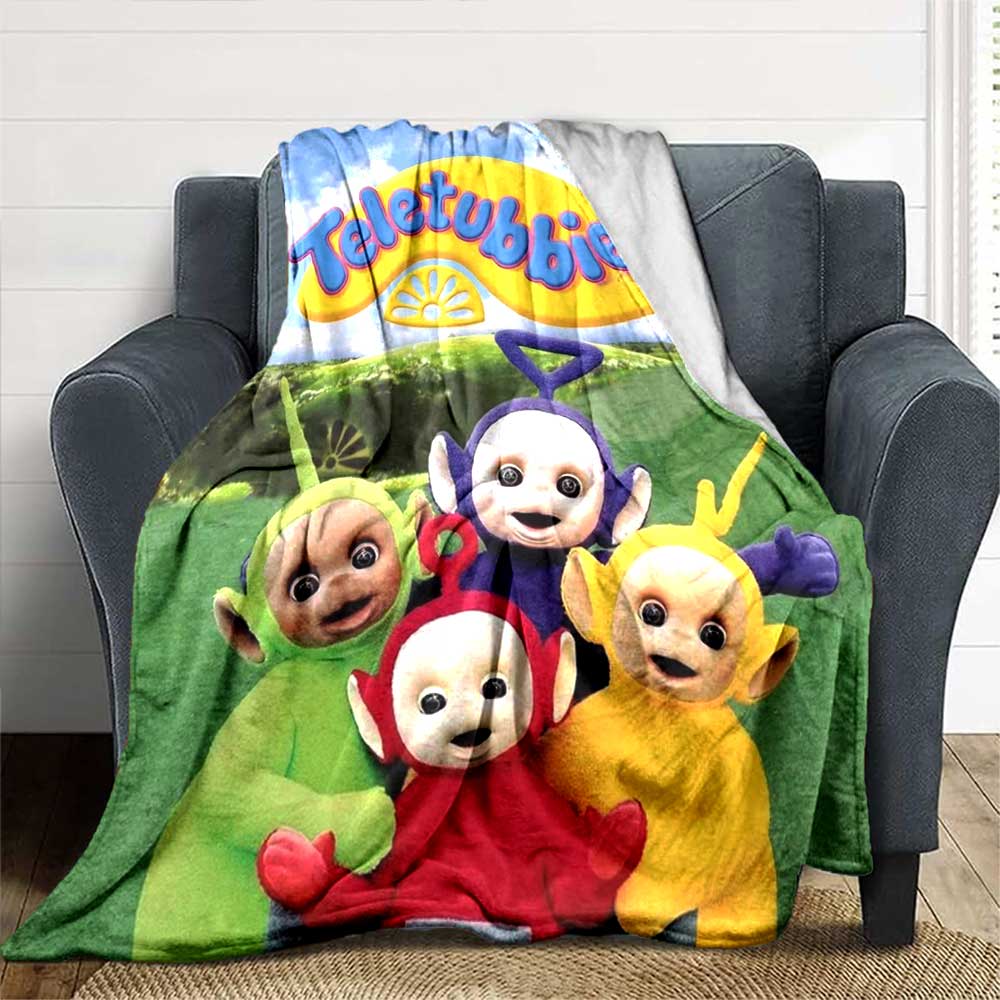 Teletubbies Hug Cozy Blanket Comfortable Ure Suitable Picnics All-Season Use Versatile Accessory Birthday Christmas Gift Blanket Y6