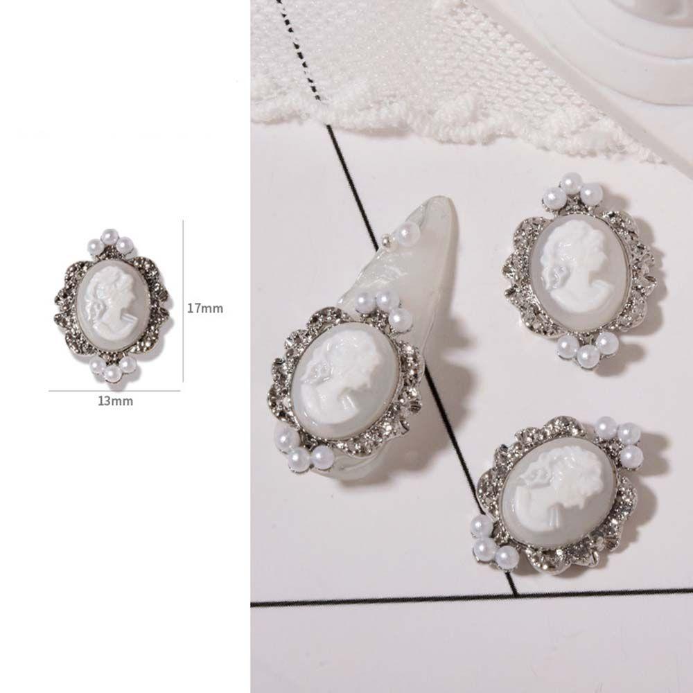 Abstract Pearl Luxury Manicure Beauty Head Ornaments Nail Art Rhinestone DIY Nail Decoration