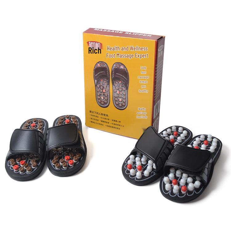 Tai Chi Rotating Acupoint Massage Health Slippers for Men and Women
