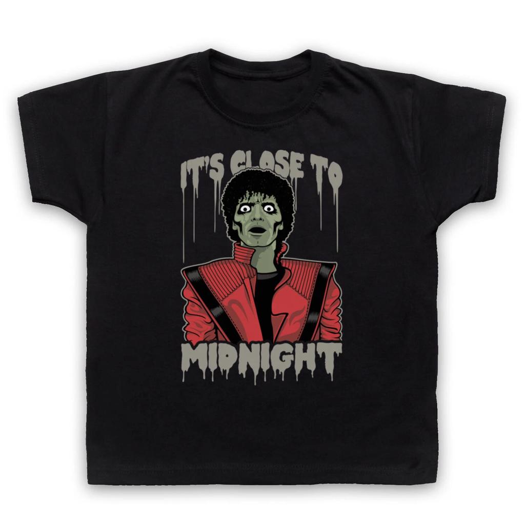 Zombie Thriller 80s Pop Halloween Spooky Pop King Kids T-shirt All Colours Sizes