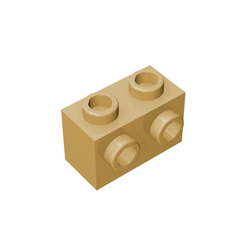 50pcs 11211 Modified 1 X 2 with Studs On Sid Bricks Collections Bulk Modular GBC Toys For Technical MOC DIY Building Blocks Comp