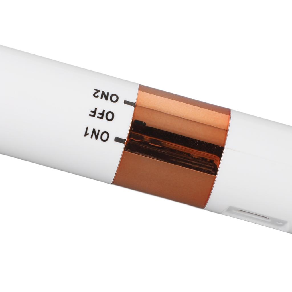 2 In 1 Hair Remover Facial Hair Remover and Eyebrow Trimmer Rechargeable Eyebrow Trimmer Epilator for Women Men