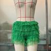 Lotus Leaf Edge Sexy Low Waist Shorts Pure Color Ruffles Sexy Low Waisted Shorts