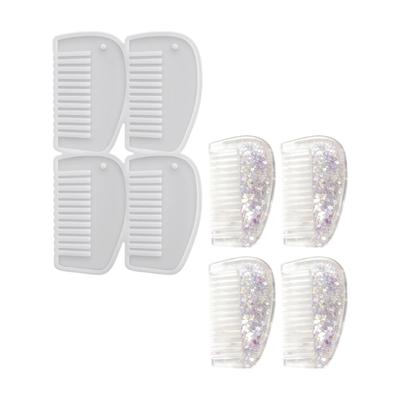 Reusable Comb Making Silicone Mold With Holes For Jewelry And Hair Accessories Hair Accessory Template