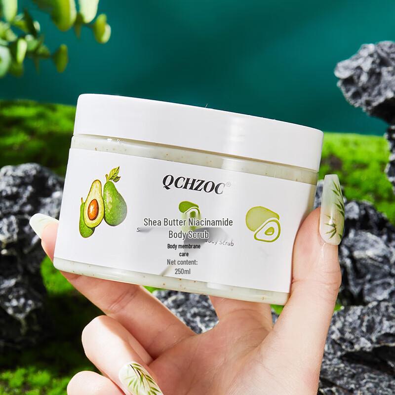 QCHZOC Shea Butter Niacinamide Body Scrub (3-Pack)