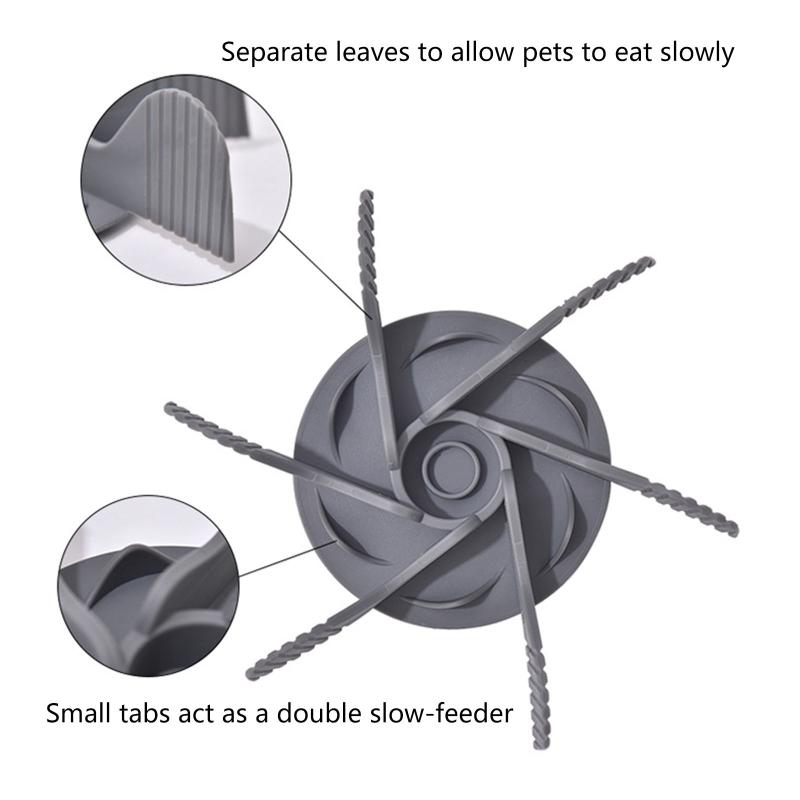 Safety Slow Feed Dog Bowl Insert Fit for Regular Bowls to Slow Down Eating Turn Dog Bowl for Cat Dish into Dog Slow Feed