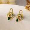 Multipurpose Drop Oil Ear Clip Stylish Ear Cuff for Distinctive Female New Chinese-style Ear Buckles Party Ornaments