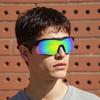 Men's Outdoor Sports Sunglasses Colored Filter Lightweight Sports Sunglasses for Cycling Running Fishing Activities