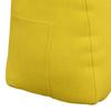 Back Cushion Yellow 60 x 24 x 50 cm Velvet