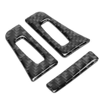 3Pcs Set Carbon Fiber Vent Panel Cover Trim Accessory Fits for Lexus NX 200 200t 300h 14 19