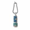 Button Battery Diamond-encrusted Mini Flashlight Carabiner Clip Mini Torches