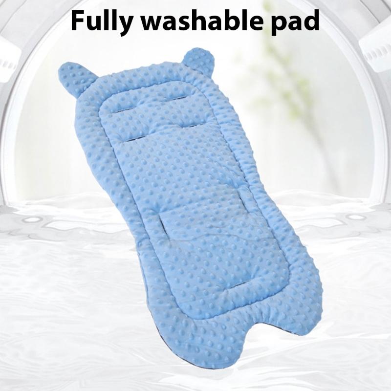 Infant Car Seats  Cushions Soft Headrest Pad Newborns Head Neck Support Cushions Dotted Pattern Pad for Strollers & Prams