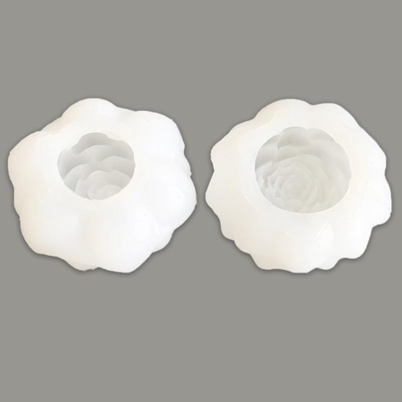 Flower Silicone Candle Molds for Making Candle Soap Home Decoration Multipurpose Floral Silicones Mould for Epoxy Resin