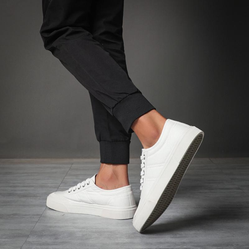 Fashion Men Canvas Versatile Casual Shoes Comfortable Leisure Lazy Person Work Shoes Outdoor Anti-Slip Casual Sports Shoes 2025 SS25820