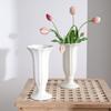 French Ceramic Vase Ins High Value White Cream Style High Sense Roman Medieval Vase