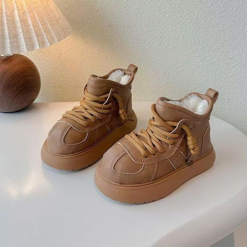 Children's Winter Thickened Anti-slip Snow Boots Kapibala Cotton Shoes Boys' Warm Slip-on Cotton Boots