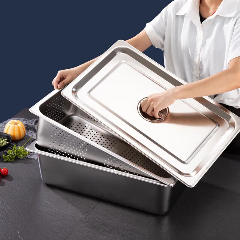 Shengjia 304 Stainless Steel Rectangular Gastronorm Food Pan