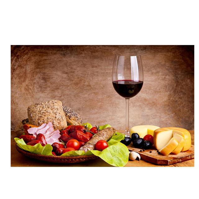 

Овощи, фрукты, красное вино, бокал, кухня, еда, холст, живопись, куадрос, скандинавские постеры и принты, настенная картина для гостиной 21*30cm