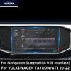 For VOLKSWAGEN TAYRON/X/GTE 19-22 Dashboard,Navigation Transparent TPU Protective Film Anti-scratch Repair Film Accessorie Refit